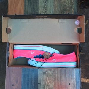 New Converse One Star Hot Pink Low Top Shoes